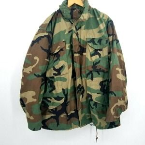 US Army Military Cold Weather Field Coat Woodland